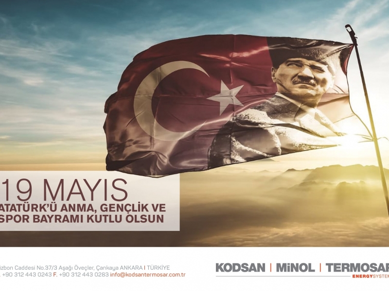 19 Mayıs Atatürk'ü Anma, Gençlik ve Spor Bayramı Kutlu Olsun