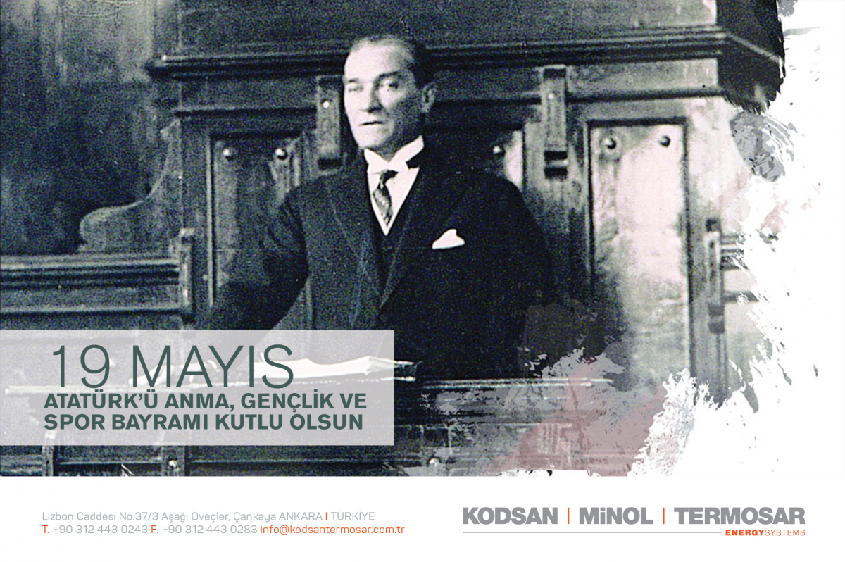 19 Mayıs Atatürk'ü Anma, Gençlik Ve Spor Bayramı Kutlu Olsun