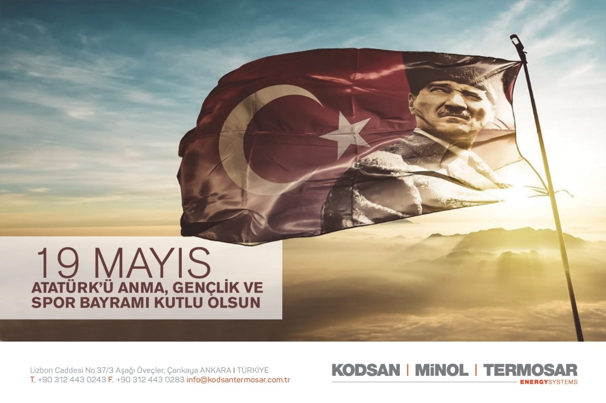 19 Mayıs Atatürk'ü Anma, Gençlik ve Spor Bayramı Kutlu Olsun